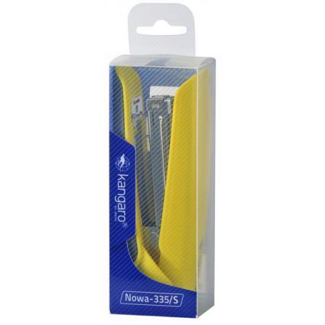 Zszywacz Kangaro Nowa-355/S Żółty, 30 kartek - 2
